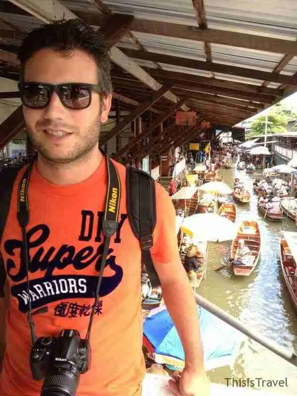 Kike en el mercado flotante