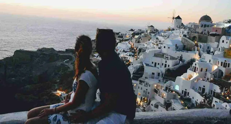 atardecer en Oia
