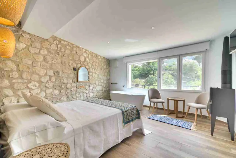 habitación romantica rural