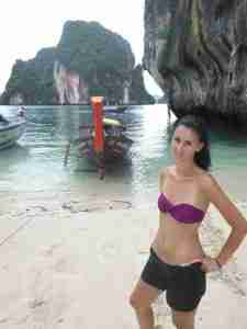 Angela en Paradise Island