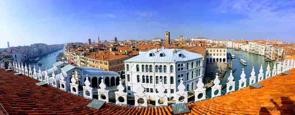 vistas panoramicas desde fontego dei tedeschi en Venecia vistas desde el palacio fontego dei tedeschi