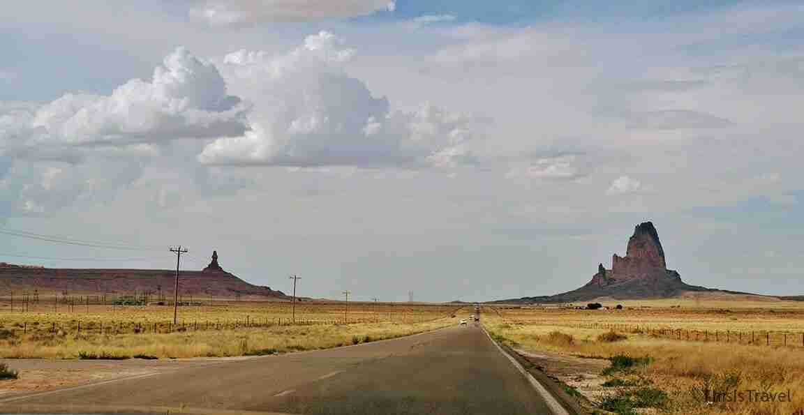 de camino a Monument valley