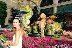 jardin botanico del hall del Bellagio