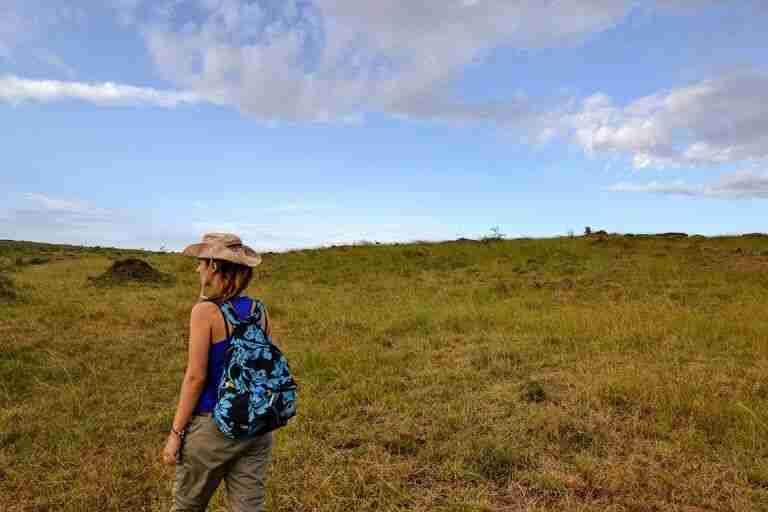 caminando por la sabana