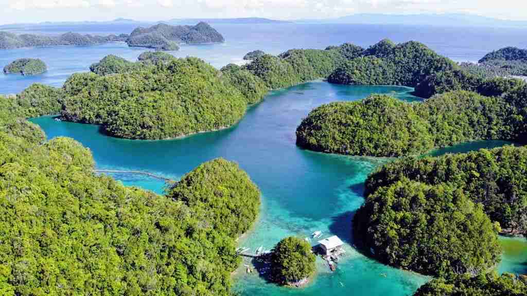 Panoramica dron de, Siargao