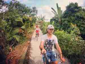 bici en Can Tho Con bici por Can Tho