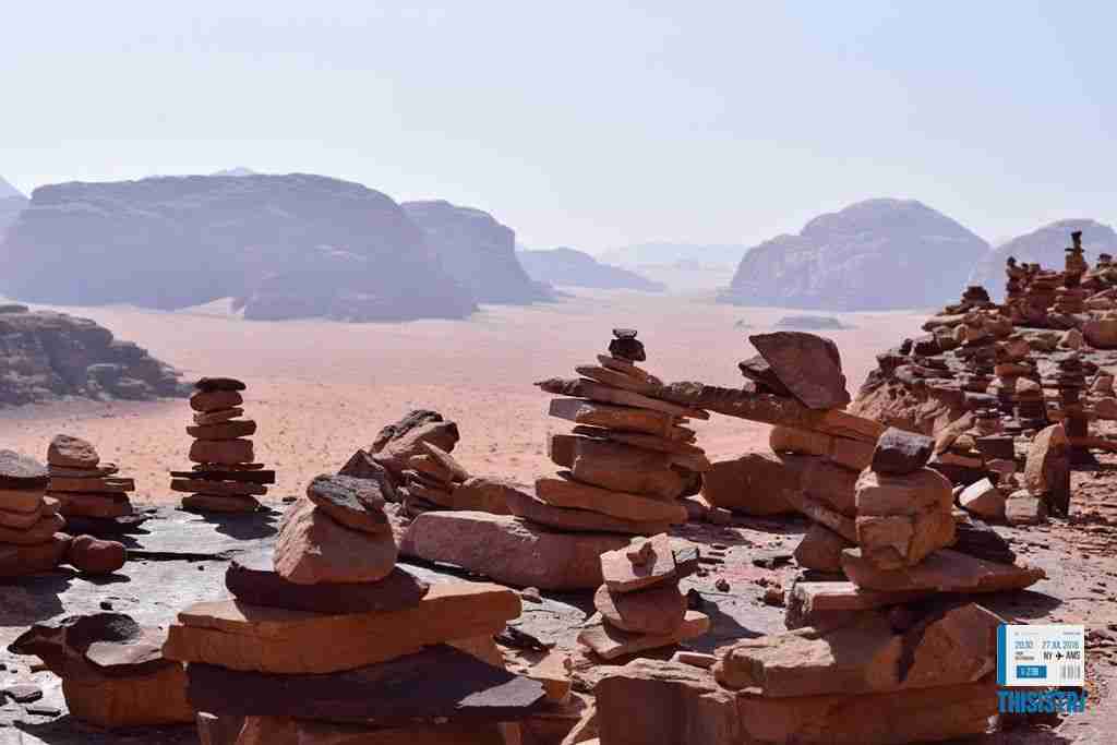 paisaje rocoso y zen en el Wadi RUm