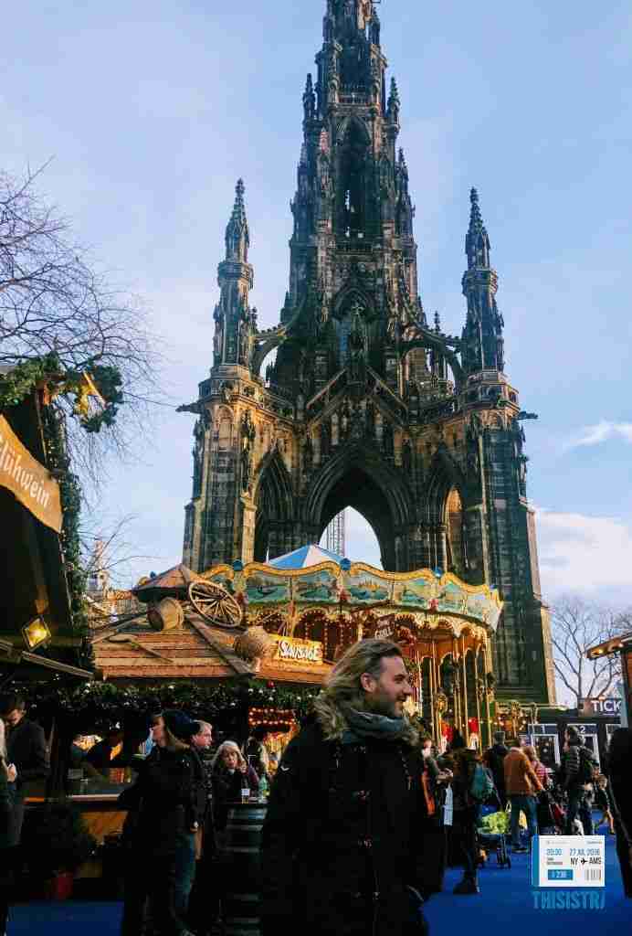 Mercado navideño de Edimburgo